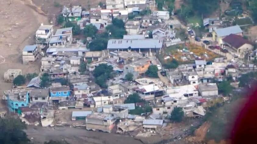 Chapula, Hidalgo, quedó inhabitable tras las fuertes inundaciones