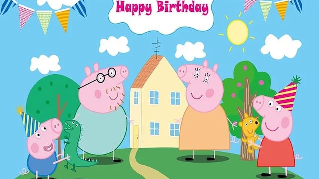Tarjetas de feliz cumpleaños de George, hermano de Peppa Pig: 8 diseños para imprimir y regalar