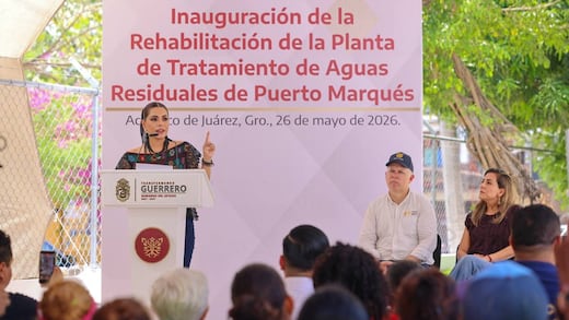 Evelyn Salgado Pineda inaugura planta de aguas residuales en Puerto Marqués