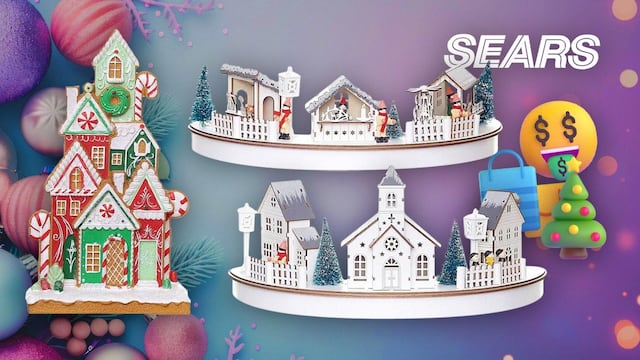 Venta nocturna Sears 2024: 5 villas navideñas en menos de 2 mil pesos para Navidad 2024