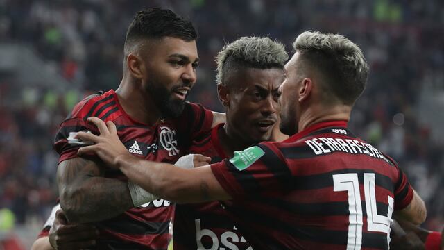 Flamengo celebra una de sus anotaciones