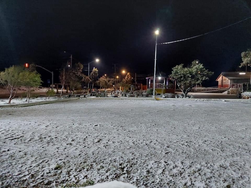 Nevada en La Rumorosa, Baja California