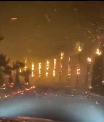 Incendios en carreteras de Baja California.