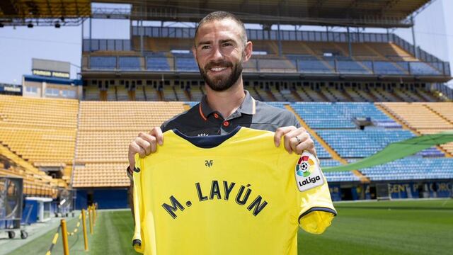 Layún en su presentación con el Villarreal.