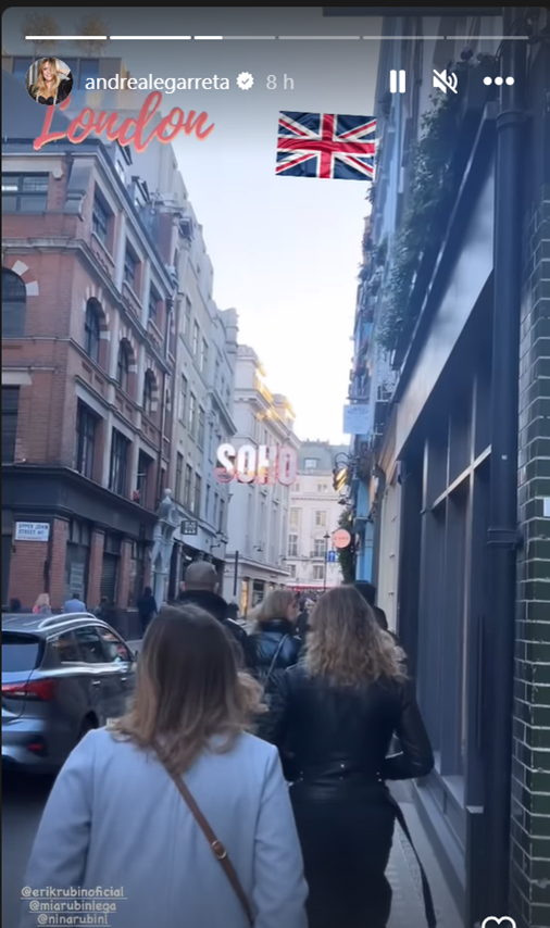 Andrea Legarreta y Erik Rubín se van de vacaciones a Londres.