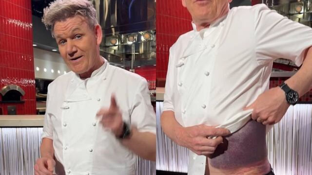 El chef Gordon Ramsay sufrió un accidente