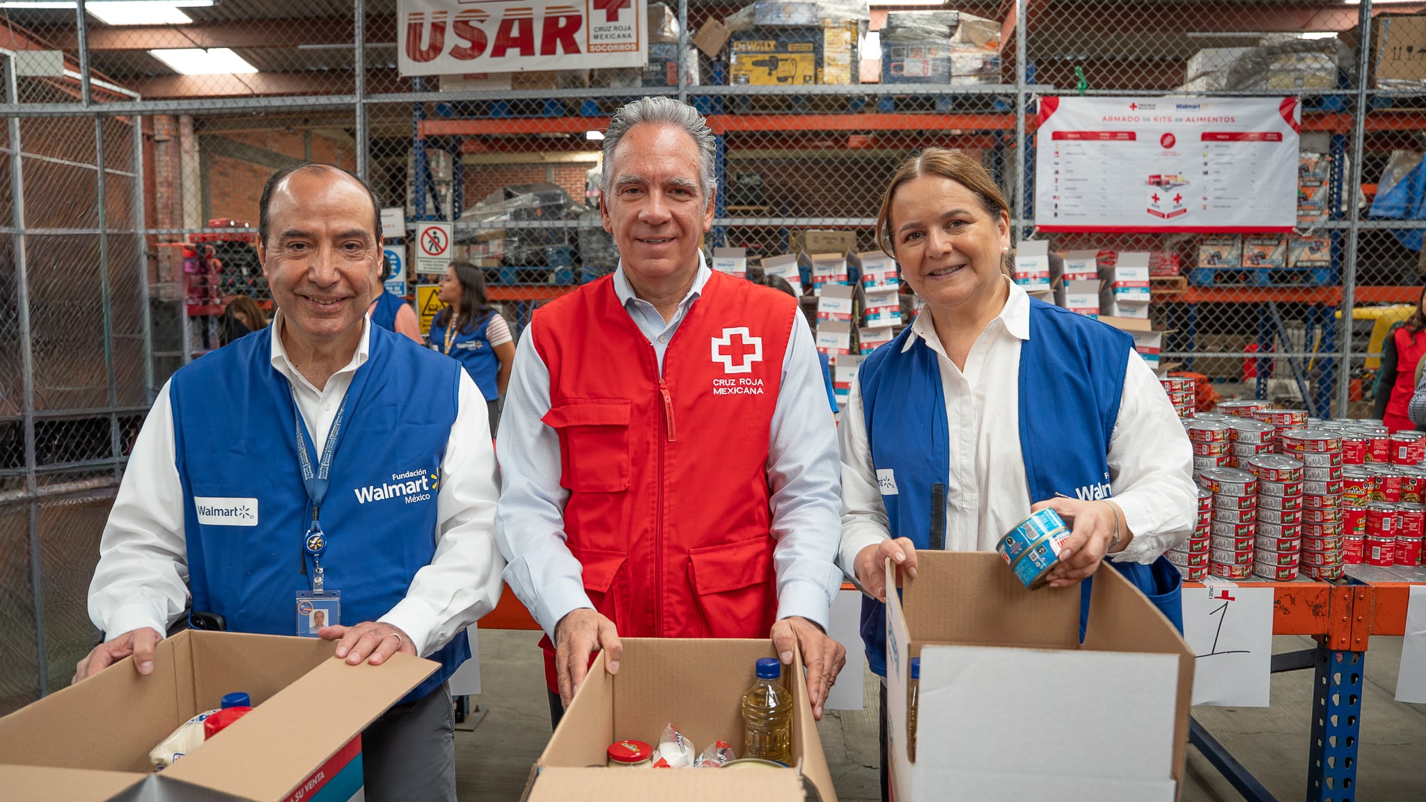 Las emergencias llegan sin aviso: así se preparan Walmart y Cruz Roja