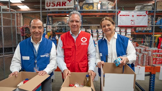 Las emergencias llegan sin aviso: así se preparan Walmart y Cruz Roja