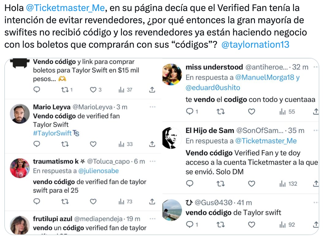 Fans de Taylor Swift en México exigen respuestas a Ticketmaster con memes