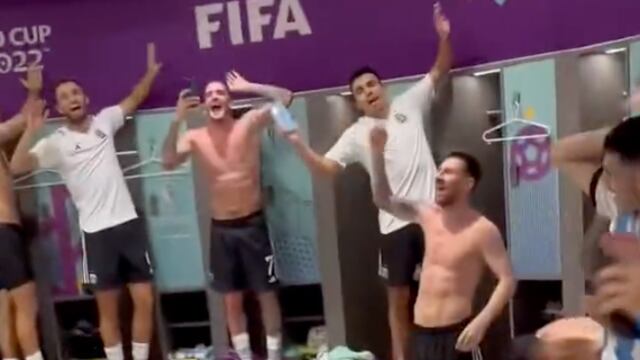 Festejo Selección Argentina