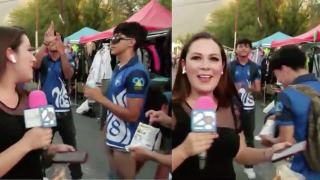 Le bajan los pantalones en vivo