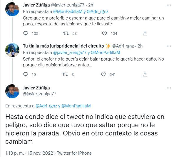 Mujer salta de un camión en Periférico en el Estado de México; chofer no la quería bajar