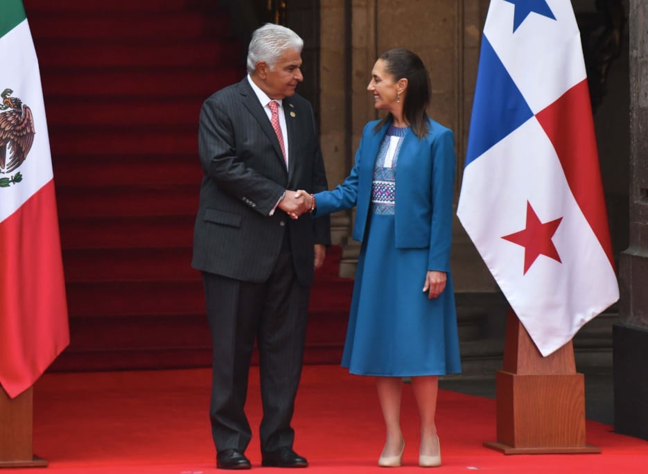 Claudia Sheinbaum y José Raúl Mulino