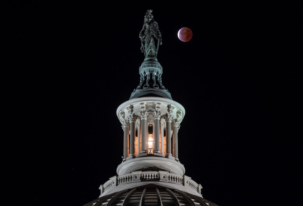 El eclipse lunar más largo de los últimos tiempos