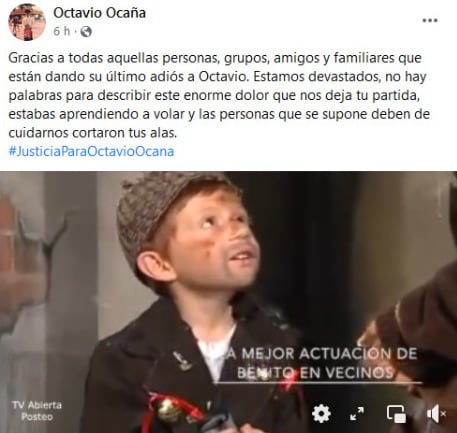 Último adiós a Octavio Ocaña