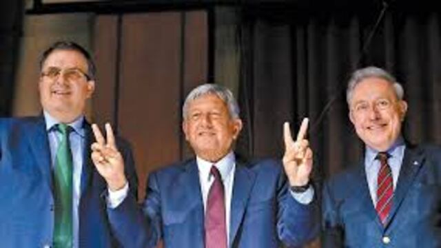 Ebrard, AMLO y Vasconcelos