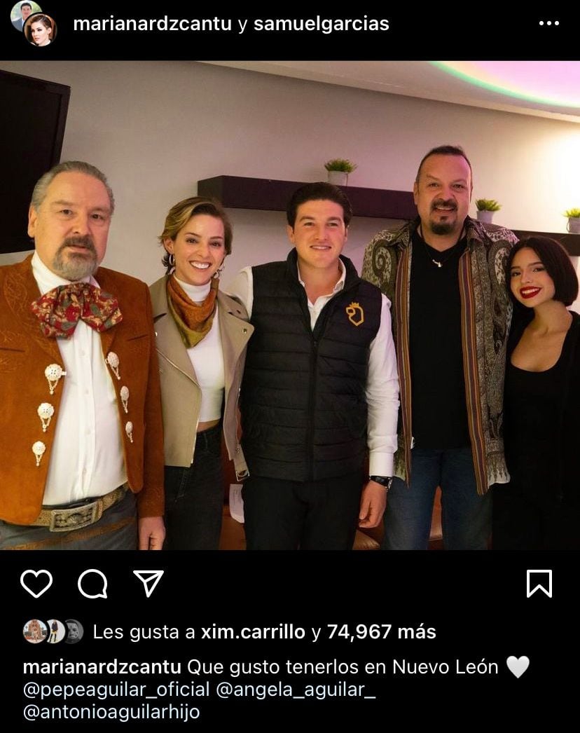 Mariana Rodríguez, Ángela Aguilar