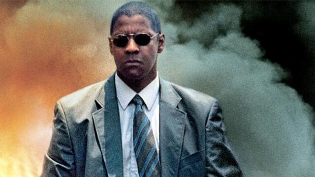 Denzel Washington en Hombre en Llamas