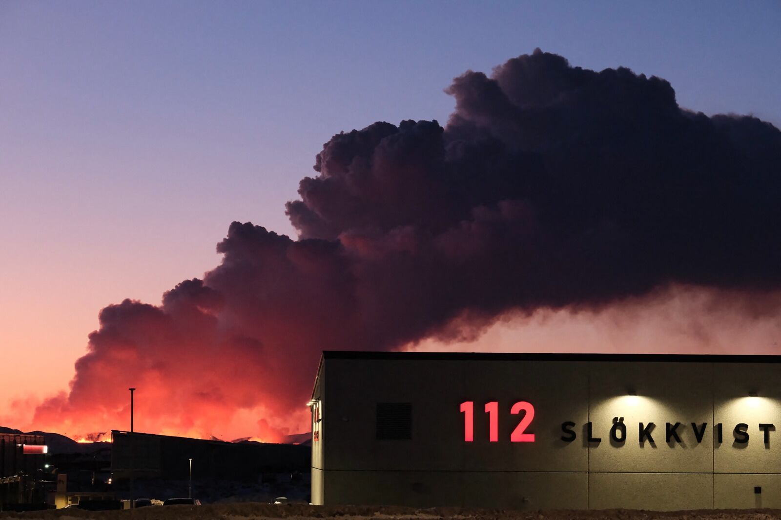 Erupción de volcán en Islandia