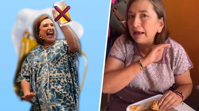 Xóchitl Gálvez desayuna burritos, pero no por estar cruda