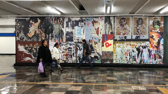 “Involuntary México” en la estación Hidalgo