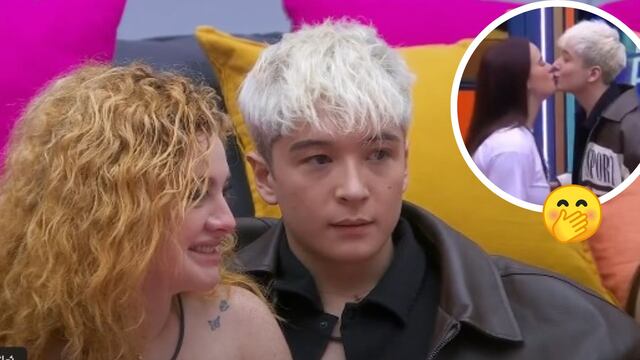 Hermano de Briggitte Bozzo y Gala Montes se besan en La Casa de los Famosos 2024.