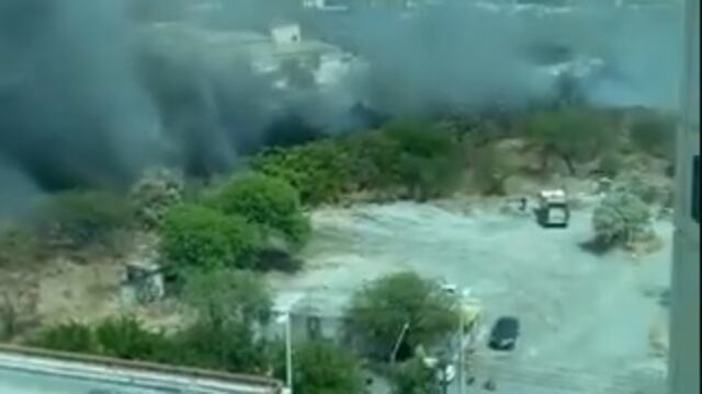 Incendio en Monterrey