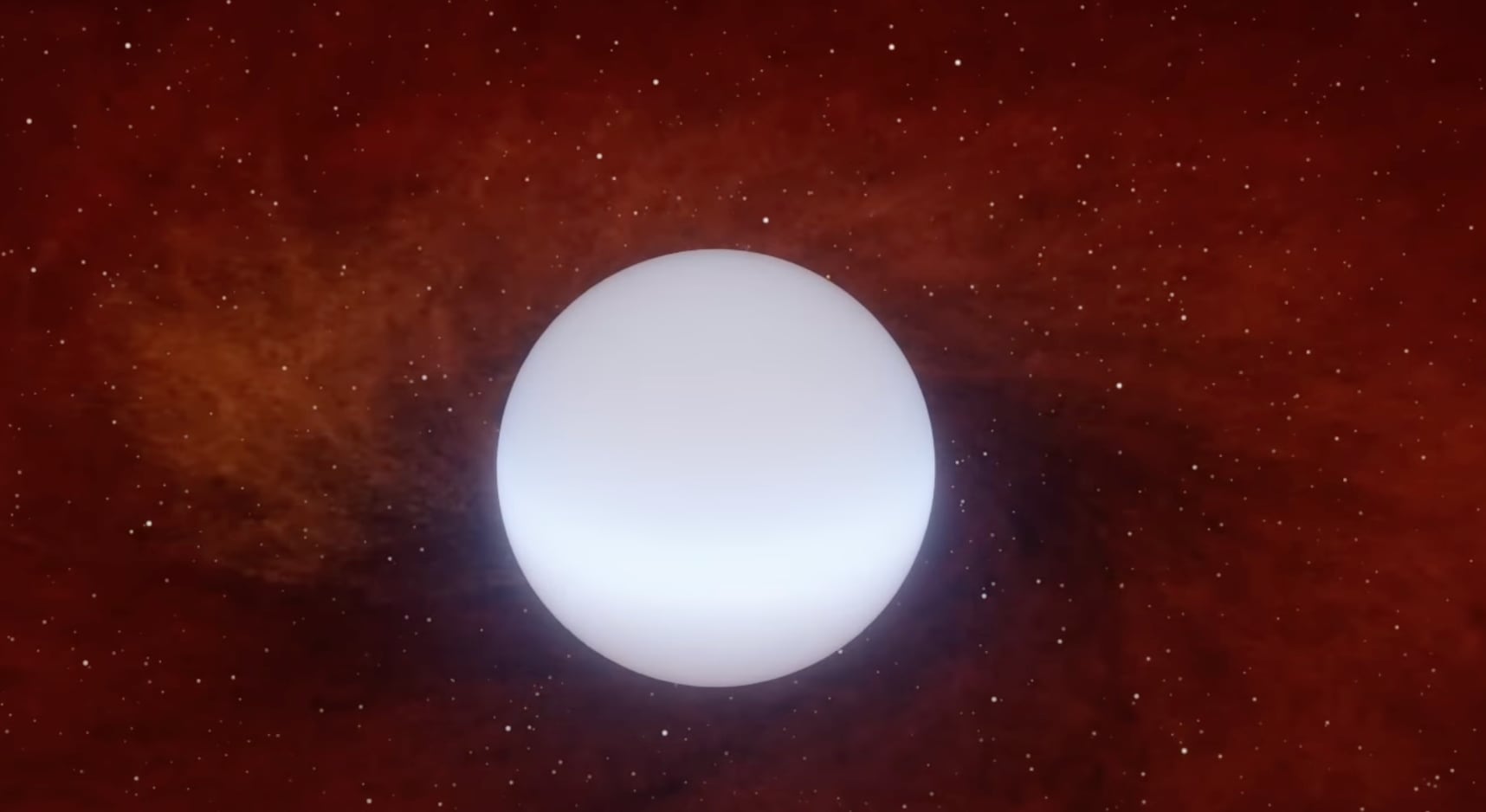 Estrella devorando a planeta del tamaño de Júpiter