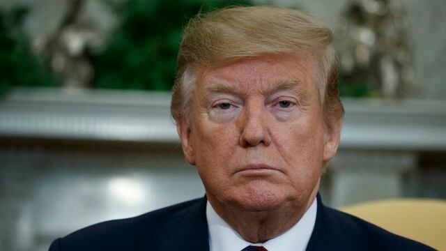 Donald Trump, presidente de EU, no está impresionado