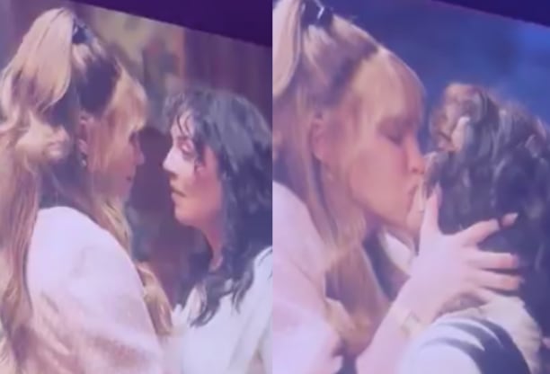 Belinda y Regina Blandón se besan en Mentiras, La Serie