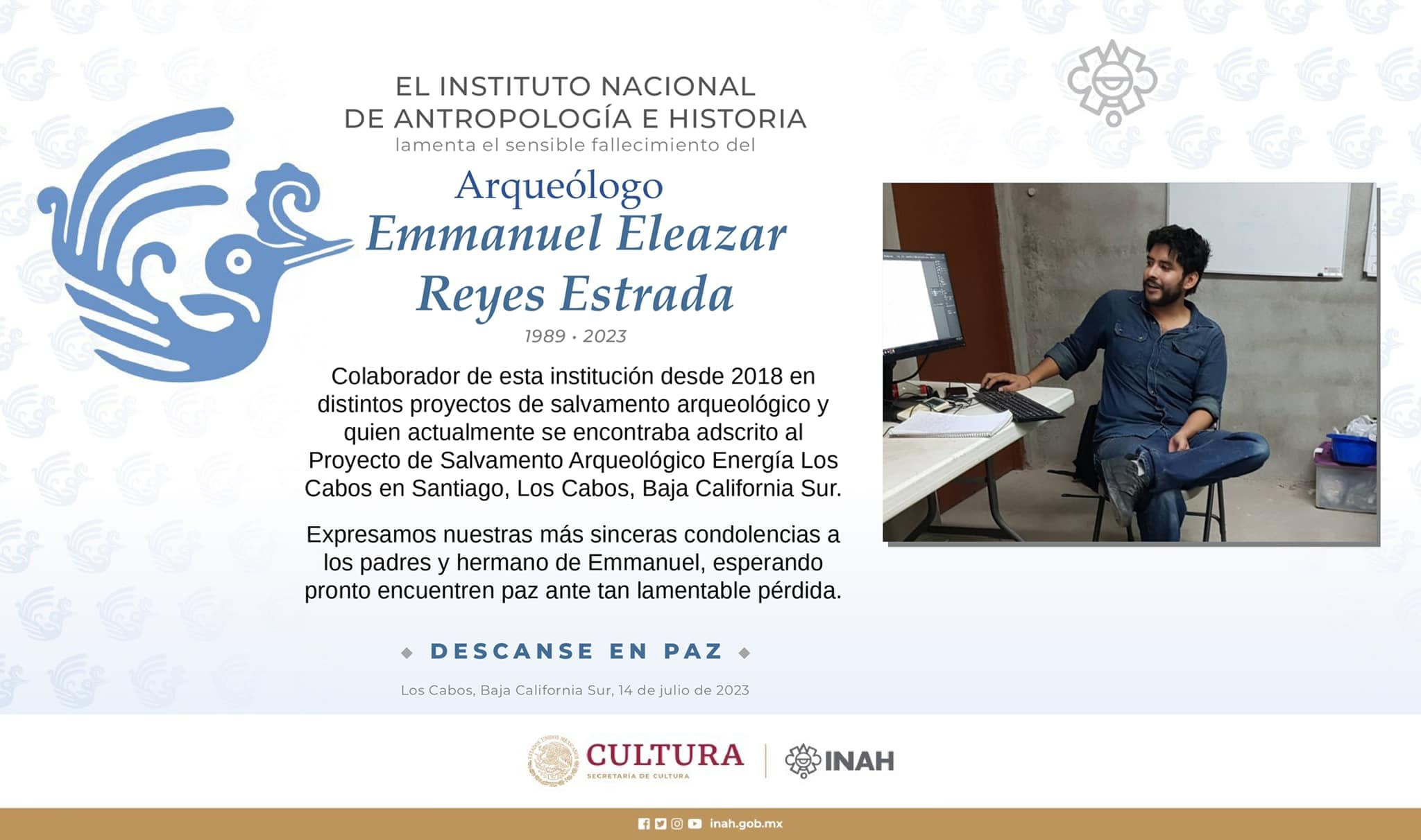 ¿Quién fue Emmanuel Eleazar Reyes Estrada? El investigador fue encontrado muerto