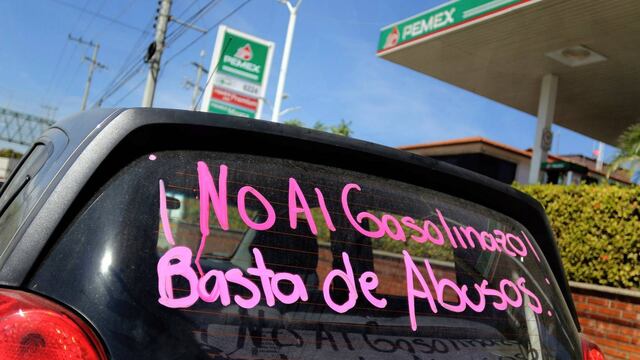 Protesta contra el gasolinazo. Movilización este miércoles.