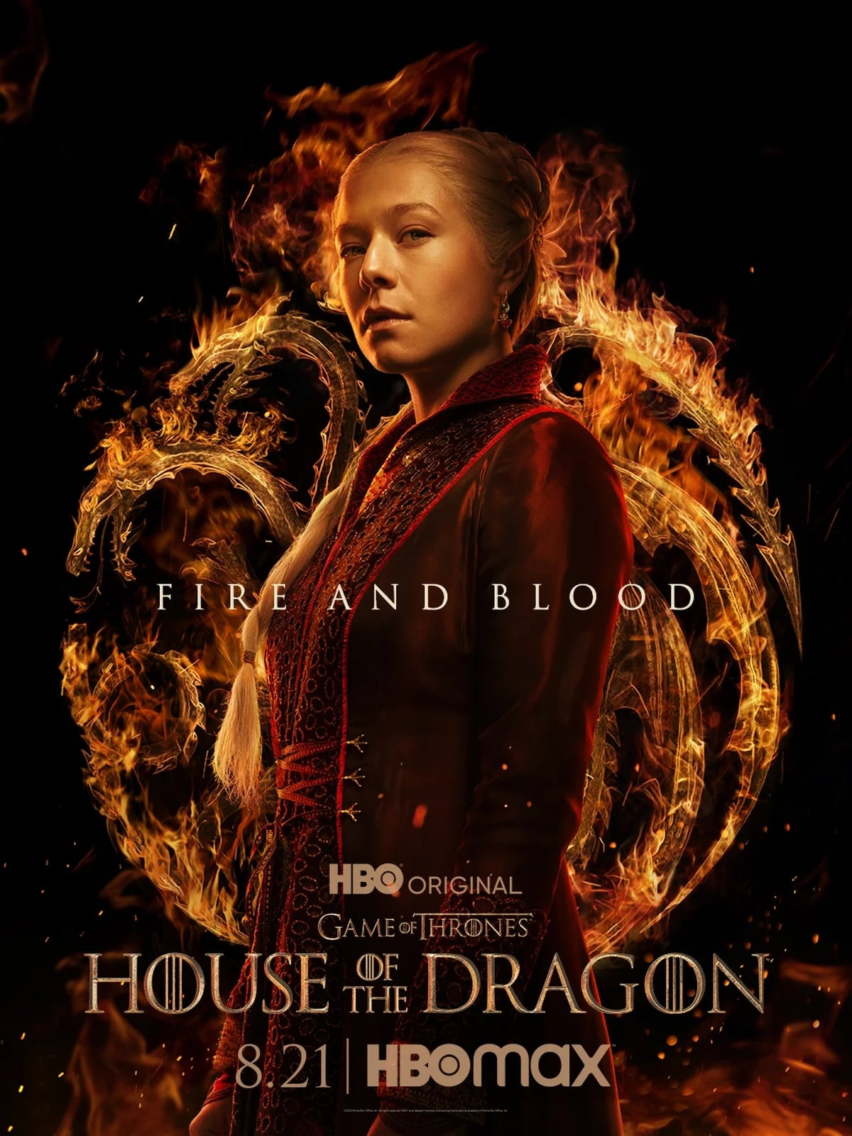 ‘House of the Dragon, la serie de HBO Max presenta a todos los personajes en nuevos pósters