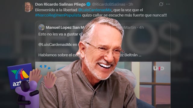 Salinas Pliego recibe a Luis Cárdenas en Hechos AM