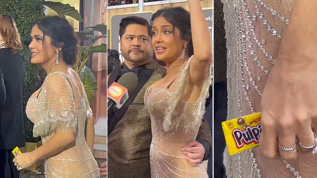 Salma Hayek con un pulparindo