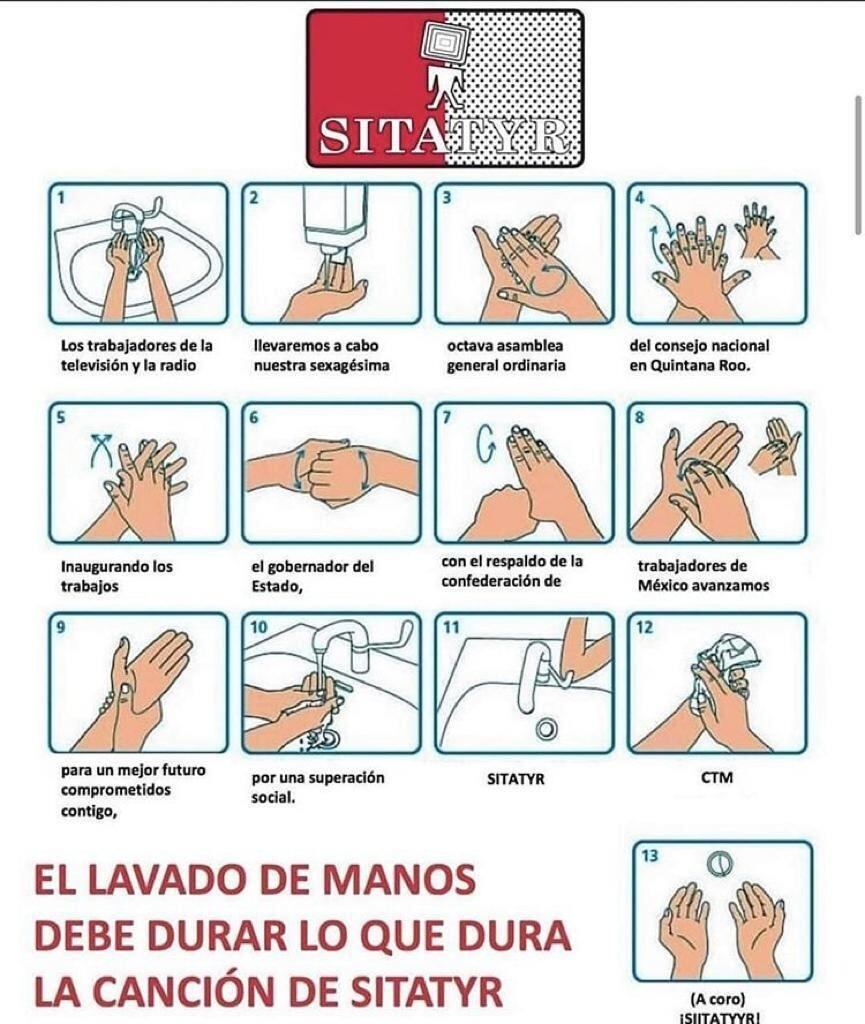 Meme lavado de manos