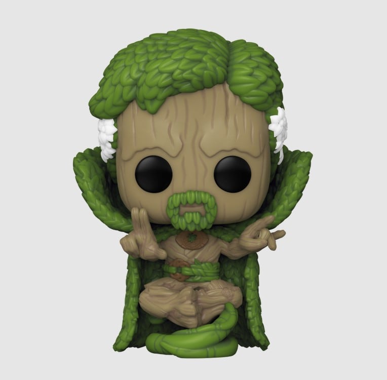 Funko Pop! de Groot vestido como Los Vengadores