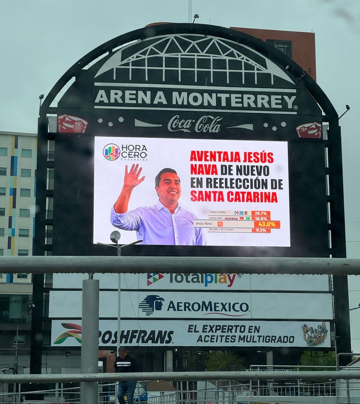 Nava se promoviéndose en plena veda electoral