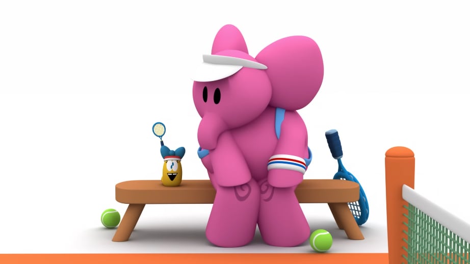 Pocoyó por el Abierto Mexicano de Tenis en Acapulco 2025