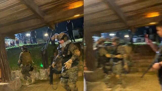 Marinos bailan en presunta fiesta del Cártel de Sinaloa