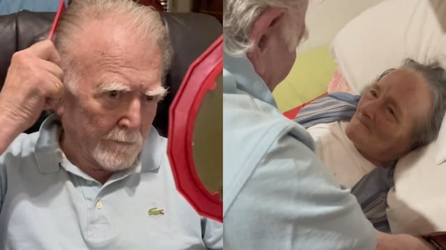 Hombre visita a su esposa cada mañana para que no se olvide de él, pues ella padece de Alzheimer