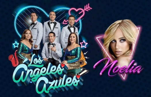 Noelia y Los Ángeles Azules.