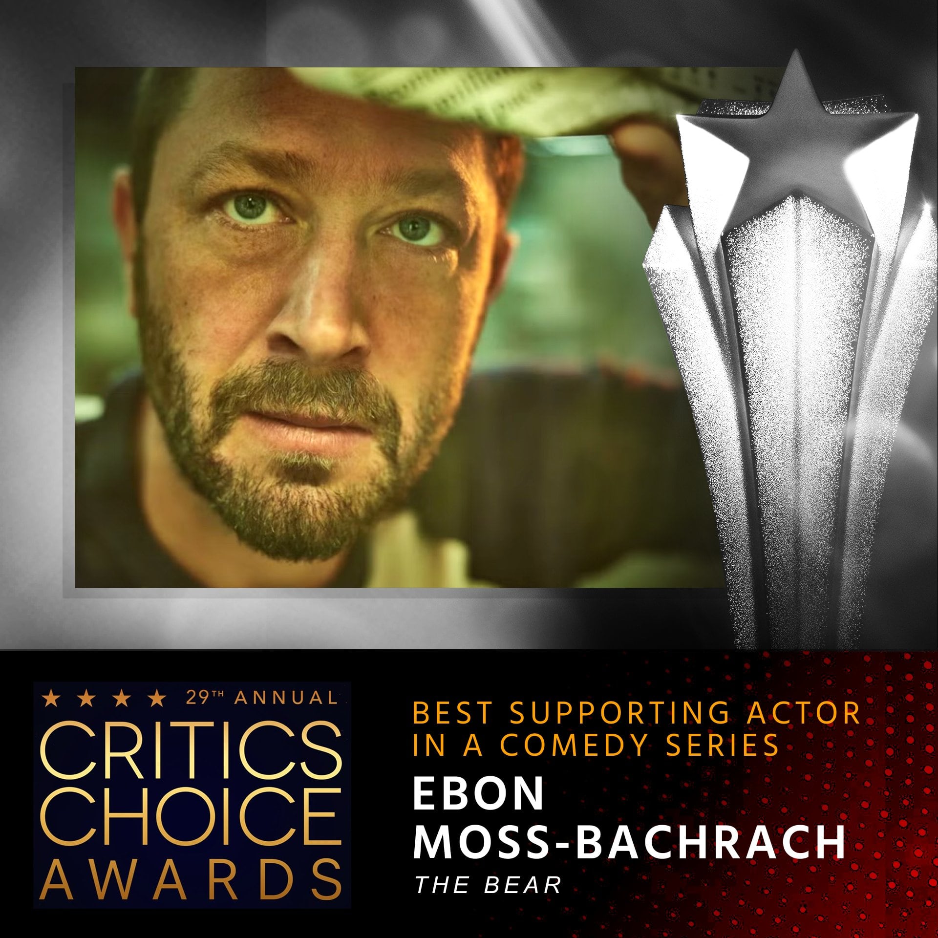Ebon Moss-Bachrach, ganador Critics Choice Awards 2024