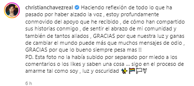 Christian Chávez sobre Molotov.