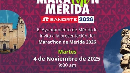 Mérida presenta el Marat’hon 2026: tradición, cultura y turismo deportivo en un solo evento