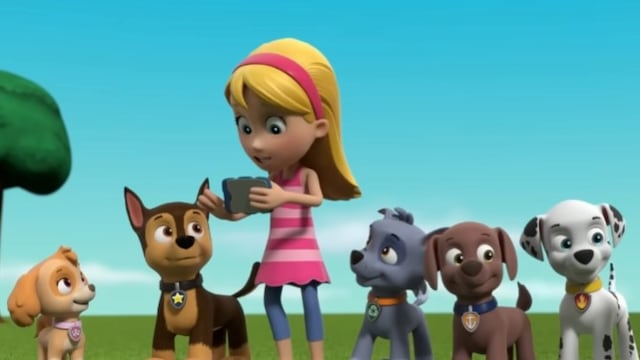 Katie lidera los rescates de Paw Patrol