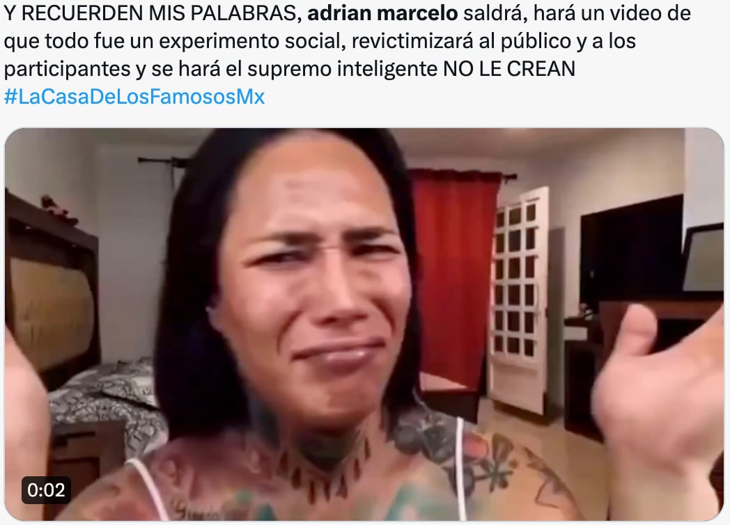 Memes de Adrián Marcelo tras abandonar La Casa de los Famosos 2024