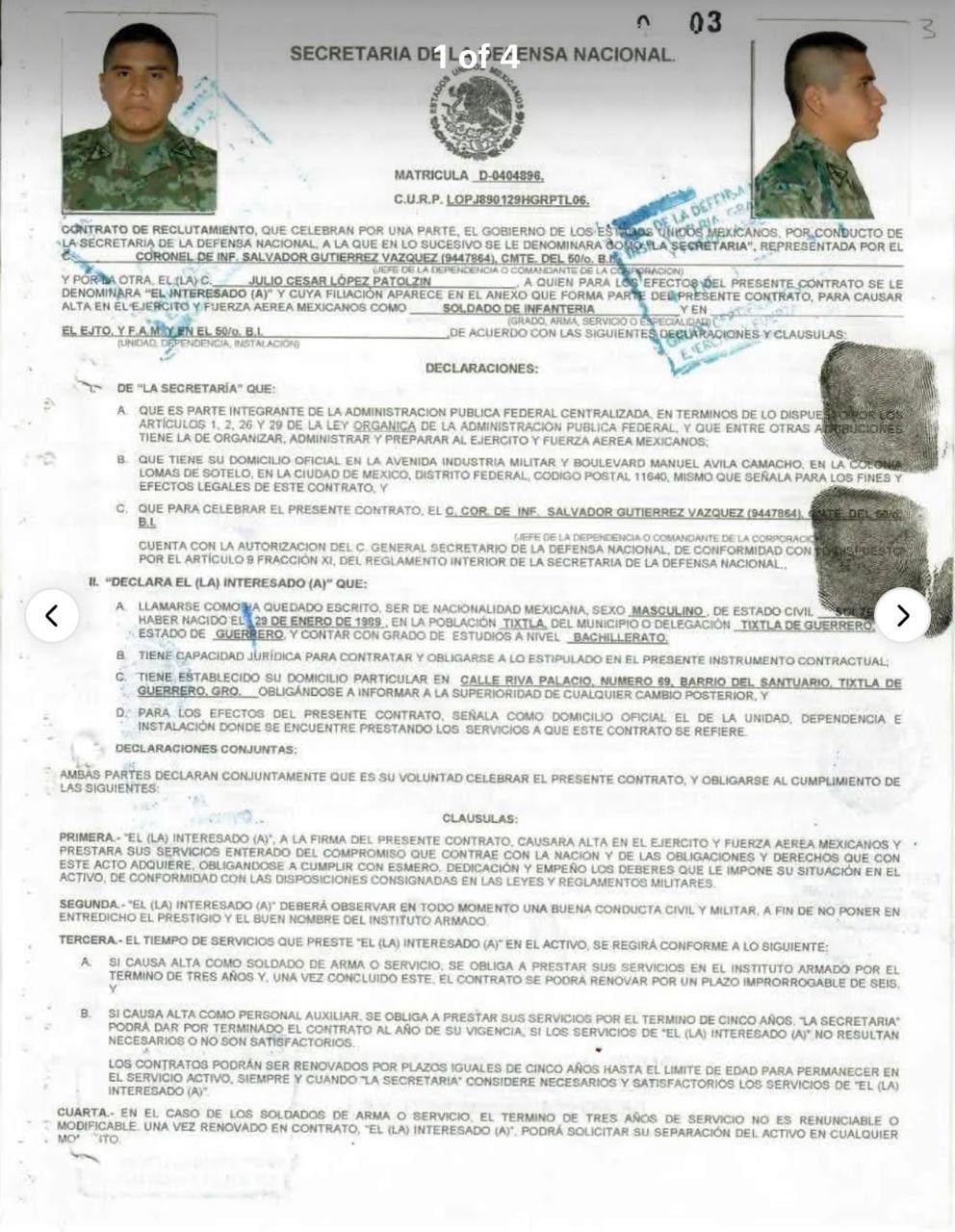 Julio César López Patolzin, uno de los desaparecidos de Ayotzinapa