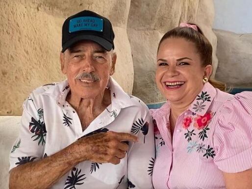 Andrés García y su esposa Margarita Portillo