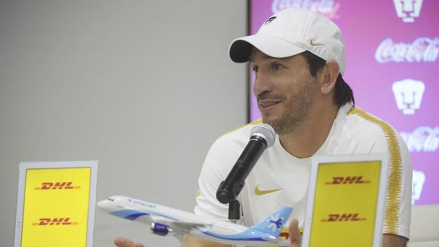 Marioni en conferencia de prensa.